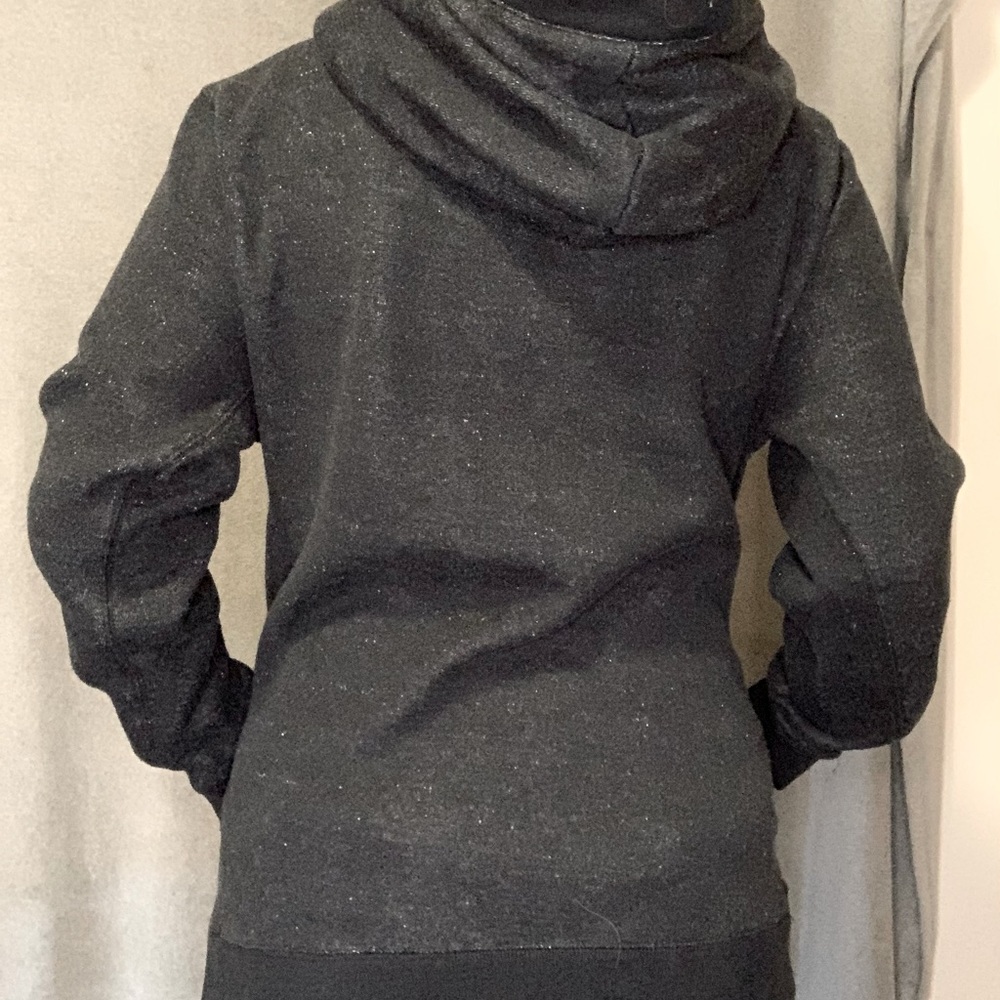 Volcom hoodie, size small. the hoodie is black and grey.